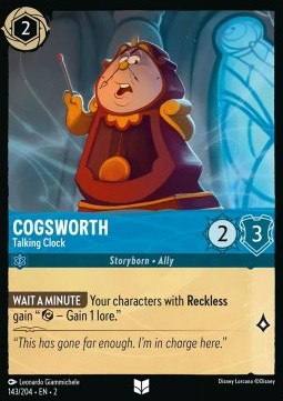 Cogsworth - Talking Clock - Rise of the Floodborn (Uncommon) [2ROF-143]