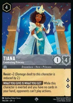 Tiana - Celebrating Princess - Rise of the Floodborn (Super Rare) [2ROF-196]