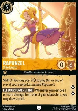 Rapunzel - Gifted Artist - Rise of the Floodborn (Uncommon) [2ROF-19]