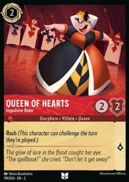 Queen of Hearts - Impulsive Ruler - Rise of the Floodborn (Uncommon) [2ROF-119]