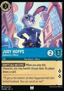 Judy Hopps - Optimistic Officer - Rise of the Floodborn (Uncommon) [2ROF-152]