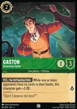 Gaston - Scheming Suitor - Rise of the Floodborn (Common) [2ROF-83]