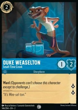 Duke Weaselton - Small-Time Crook - Rise of the Floodborn (Common) [2ROF-146]
