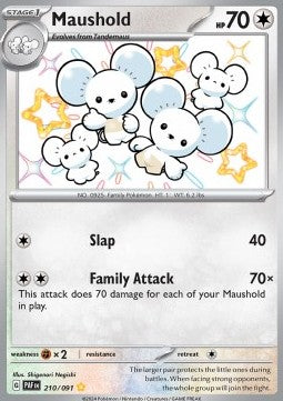 Maushold - Paldean Fates (Shiny Rare) [PAF-210]