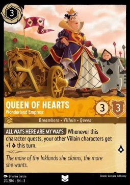 Queen of Hearts - Wonderland Empress - Into the Inklands (Uncommon) [3INK-20]