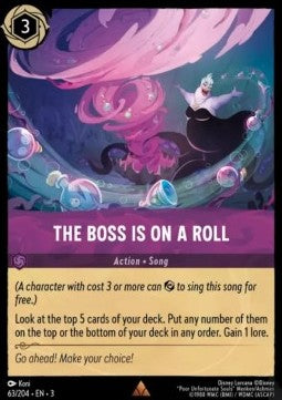 The Boss Is On A Roll - Into the Inklands (Rare) [3INK-63]