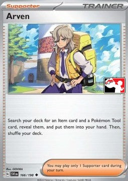 Arven - Play! Pokémon Prize Pack Series Four (Promo) [PPS4-SVI 166]