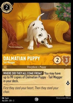Dalmatian Puppy - Tail Wagger (V.2) - Into the Inklands (Common) [3INK-4b]