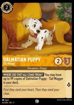 Dalmatian Puppy - Tail Wagger (V.3) - Into the Inklands (Common) [3INK-4c]