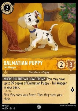 Dalmatian Puppy - Tail Wagger (V.4) - Into the Inklands (Common) [3INK-4d]