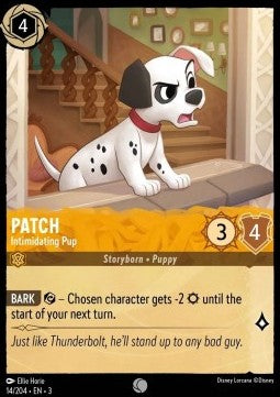 Patch - Intimidating Pup - Into the Inklands (Common) [3INK-14]