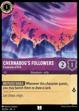 Chernabog's Followers - Creatures of Evil - Into the Inklands (Uncommon) [3INK-36]