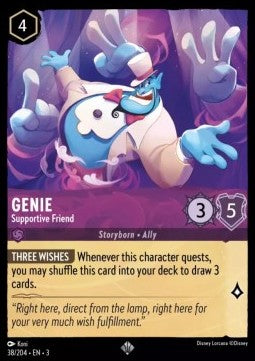 Genie - Supportive Friend - Into the Inklands (Super Rare) [3INK-38]