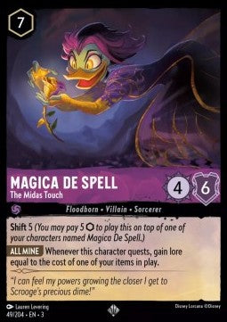 Magica De Spell - The Midas Touch - Into the Inklands (Super Rare) [3INK-49]