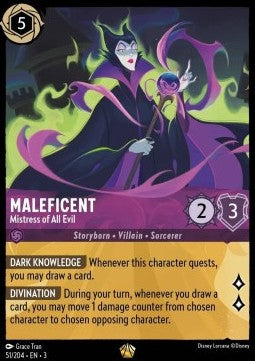 Maleficent - Mistress of All Evil (V.1) - Into the Inklands (Legendary) [3INK-51]