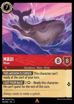 Maui - Whale - Into the Inklands (Rare) [3INK-114]
