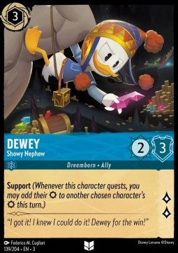 Dewey - Showy Nephew - Into the Inklands (Uncommon) [3INK-139]