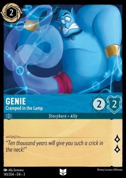 Genie - Cramped in the Lamp - Into the Inklands (Uncommon) [3INK-141]