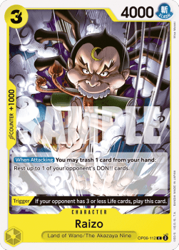 Raizo (OP06-112) - Wings of the Captain (Common) [OP06-112]
