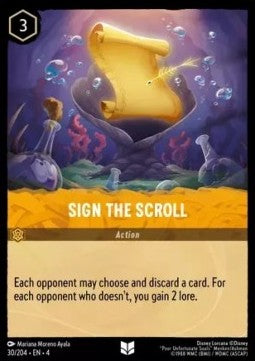 Sign The Scroll - Ursula's Return (Uncommon) [4URS-30]