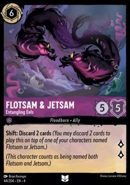 Flotsam & Jetsam - Entangling Eels - Ursula's Return (Uncommon) [4URS-44]