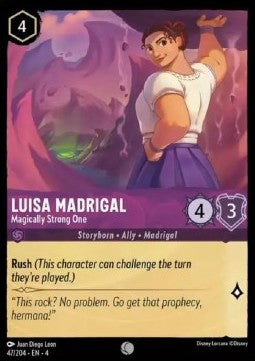 Luisa Madrigal - Magically Strong One - Ursula's Return (Common) [4URS-47]