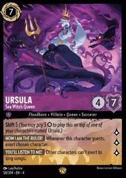 Ursula - Sea Witch Queen (V.1) - Ursula's Return (Legendary) [4URS-58]