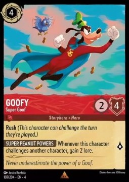 Goofy - Super Goof (V.1) - Ursula's Return (Rare) [4URS-107]