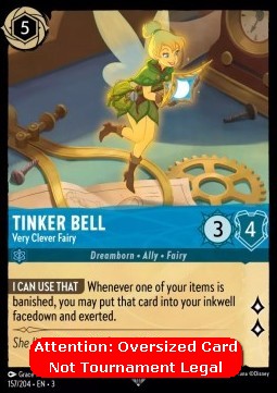 Tinker Bell - Very Clever Fairy (V.2) - Into the Inklands (Oversized) [3INK-157]