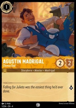 Agustin Madrigal - Clumsy Dad - Ursula's Return (Common) [4URS-1]