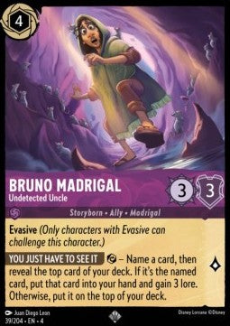 Bruno Madrigal - Undetected Uncle - Ursula's Return (Super Rare) [4URS-39]