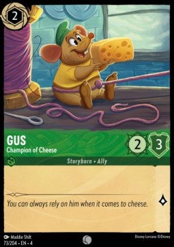 Gus - Champion of Cheese - Ursula's Return (Common) [4URS-73]