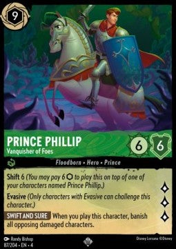 Prince Phillip - Vanquisher of Foes - Ursula's Return (Super Rare) [4URS-87]