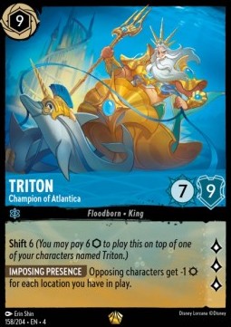 Triton - Champion of Atlantica - Ursula's Return (Legendary) [4URS-158]