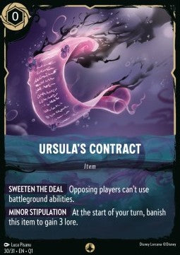 Ursula's Contract - Illumineer's Quest: Deep Trouble (Quest) [QU1-30]