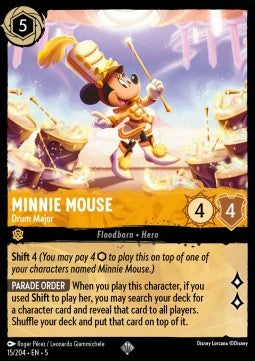 Minnie Mouse - Drum Major - Shimmering Skies (Super Rare) [5SSK-15]