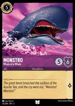 Monstro - Whale of a Whale - Shimmering Skies (Uncommon) [5SSK-52]
