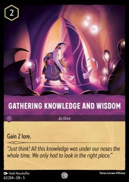 Gathering Knowledge and Wisdom - Shimmering Skies (Common) [5SSK-62]