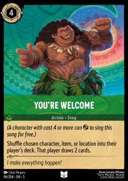 You're Welcome (V.1) - Shimmering Skies (Uncommon) [5SSK-96]