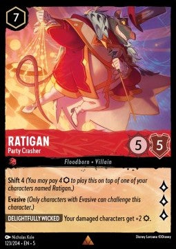 Ratigan - Party Crasher - Shimmering Skies (Rare) [5SSK-123]