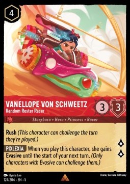 Vanellope von Schweetz - Random Roster Racer - Shimmering Skies (Rare) [5SSK-124]