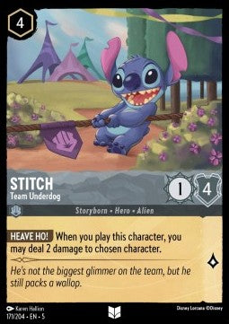 Stitch - Team Underdog - Shimmering Skies (Uncommon) [5SSK-171]
