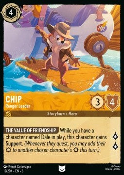 Chip - Ranger Leader - Azurite Sea (Uncommon) [6AZS-12]