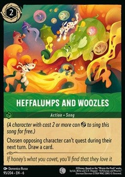 Heffalumps and Woozles - Azurite Sea (Common) [6AZS-95]