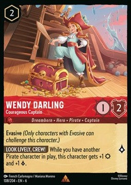 Wendy Darling - Courageous Captain - Azurite Sea (Rare) [6AZS-108]