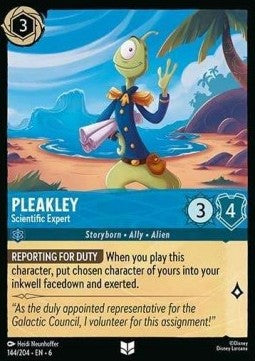 Pleakley - Scientific Expert - Azurite Sea (Uncommon) [6AZS-144]