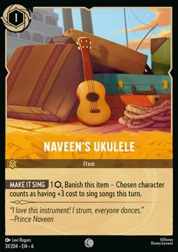 Naveen's Ukulele - Azurite Sea (Common) [6AZS-31]