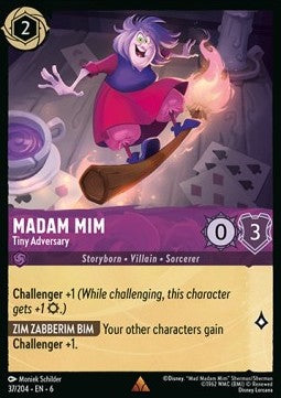 Madam Mim - Tiny Adversary - Azurite Sea (Rare) [6AZS-37]
