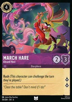 March Hare - Absurd Host - Azurite Sea (Uncommon) [6AZS-50]