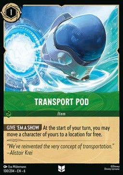 Transport Pod - Azurite Sea (Uncommon) [6AZS-100]